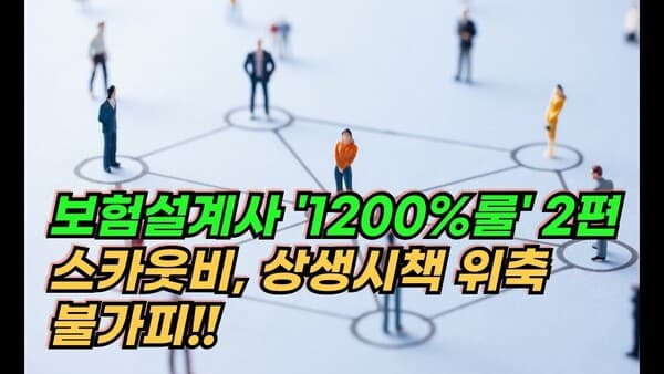 (영상+) [설계사 ‘1200%룰’] ② '정착지원금·상생시책' 위축 불가피… "GA업계 영업 보상체계 새판 짜야”